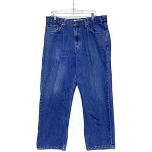 Levi Strauss Signature Men's Blue Jeans Size W38xL29 Relaxed Fit